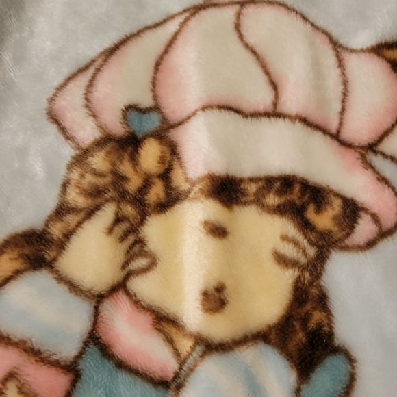 Vintage Excell Gold Precious Baby Blanket 80x110cm Pastel Green - Picture 3 of 7